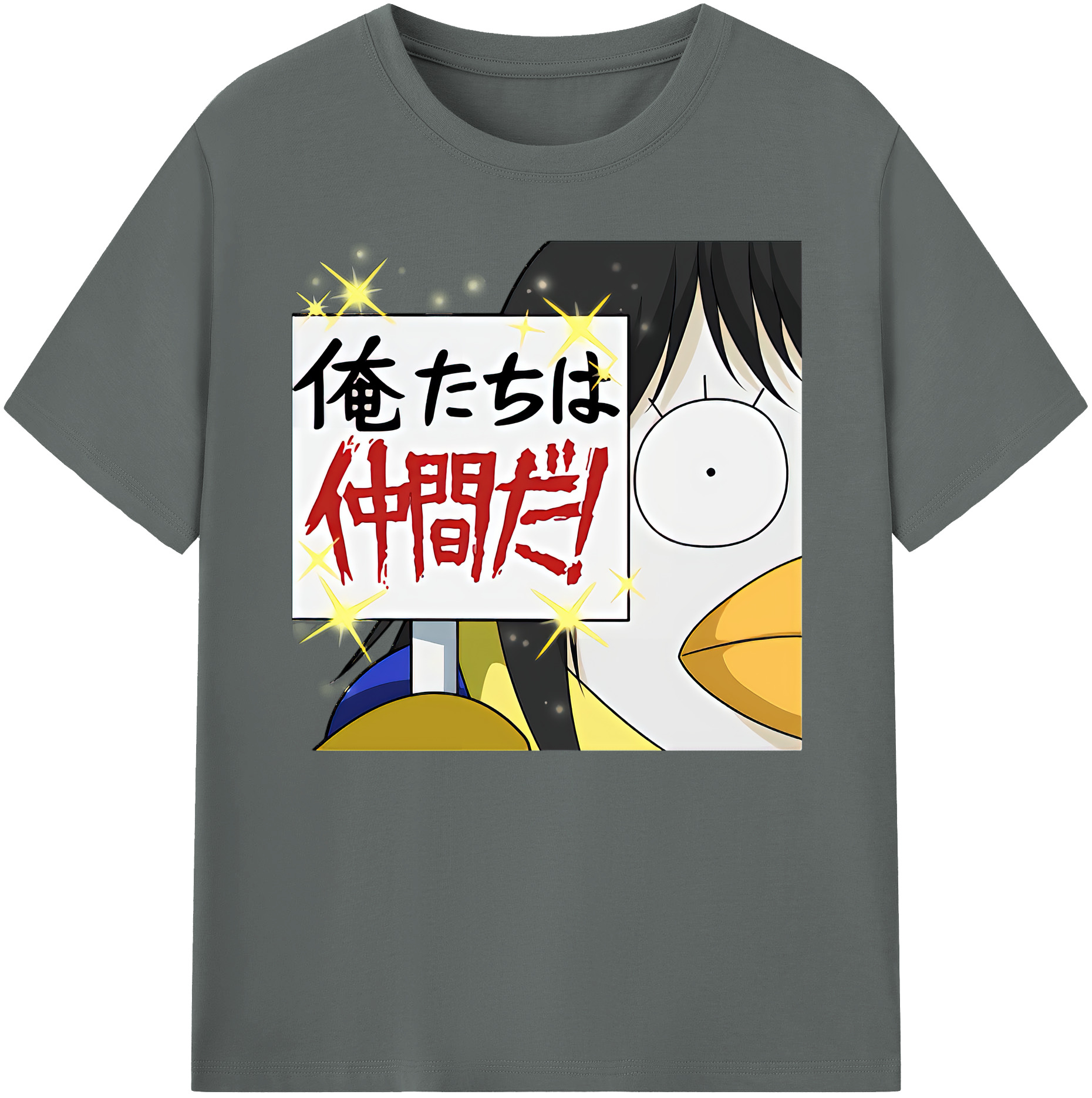 （画像用） ぎんたま 坂田銀時（さかたぎんとき） 神楽 志村新八（しむら しんぱち） GINTAMA Sakata Gintoki Kagura Shimura Shinpachi 綿100％ メンズ半袖Tシャツ｜肌触りやわらか＆通気性